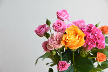 カラフルな花束