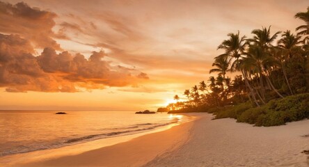 sunset at the beach