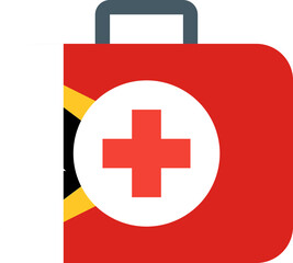 Timor-Leste flag on Doctor bag