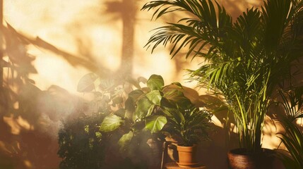 Obraz premium Sunlight Through Plants