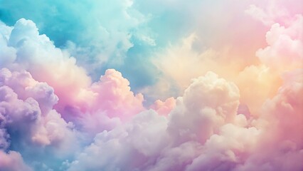 Fototapeta premium abstract pastel colored cloud background