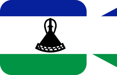 Lesotho flag on Video Call