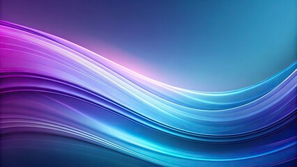 Fototapeta premium Abstract aerial background with blue and purple gradient and curves