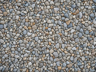 decorative floor pattern of a gravel stone