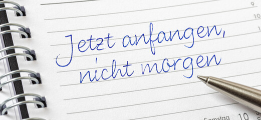  Eintrag in Terminkalender - Jetzt anfangen, nicht morgen