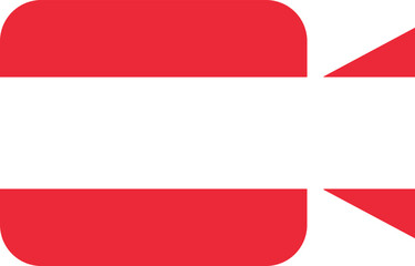 Austria flag on Video Call