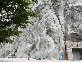Mountaineering and recreational trails in the Velika Paklenica canyon, Starigrad (Paklenica...