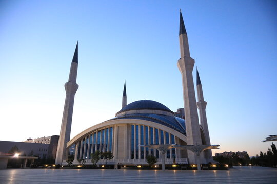 ahmet hamdi akseki mosque, ankara, turkey