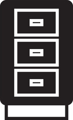 Cabinet Icon Illustration