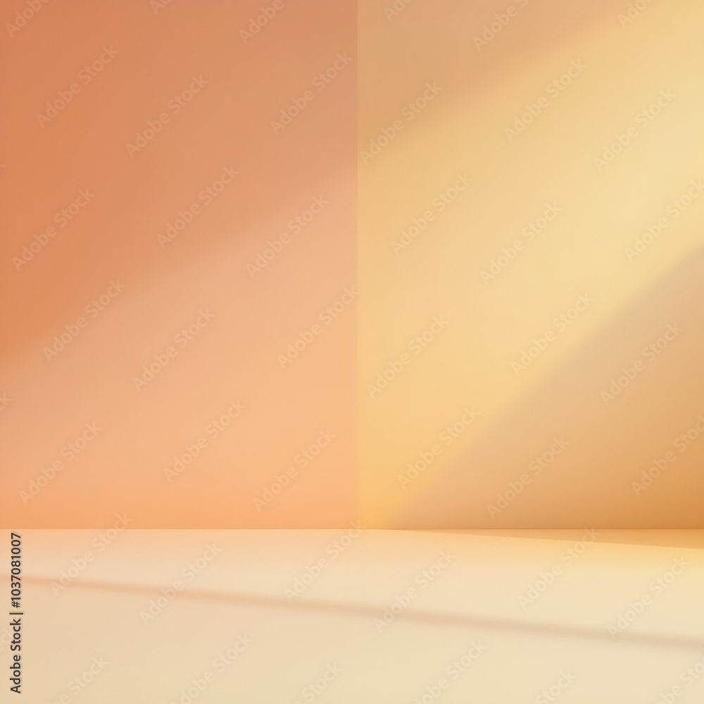 Poster soft pastel gradient backdrop for elegant product presentation and display