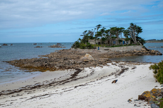Perharidy penisula in Roscoff, France Bretagne