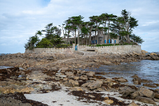 Perharidy penisula in Roscoff, France Bretagne