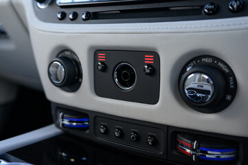 Luxury Heated Seat Controls Panel