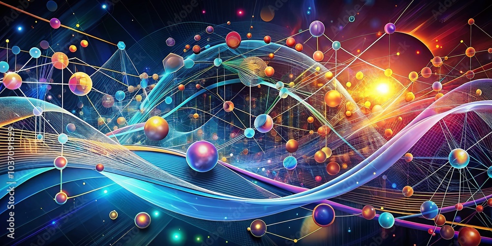 Poster abstract background science technology image for innovative designs and digital solutions