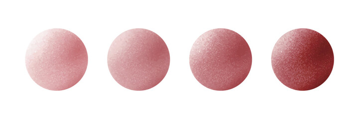 Red gradient spheres with glitter, offering an elegant and luxurious sparkle.