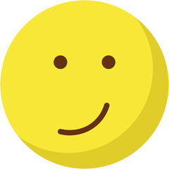 Emoticon Emoji  vector icon with isolated background 