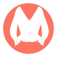 Clothes & Accessories round colored icon pack