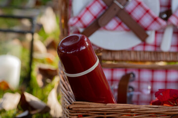 still life with a cup of tea and teapot
