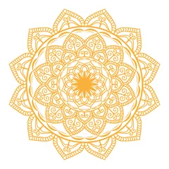 Gordijnen Mandala ornamental round ornament mandala   © Monir