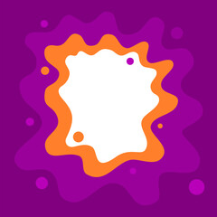 abstract liquid purple frame Suitable for templates