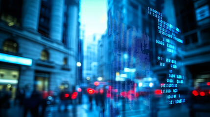 US stock market experiencing sharp losses, with significant declines in stock values and a downward trend in major indices, representing market volatility and financial downturn
