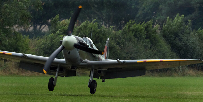Victory Show, Leicester, UK. August 2024.The Hawker Hurricane is a British single-seat fighter aircraft of the 1930s&ndash;40s.
