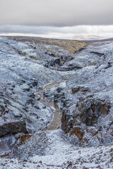 Highlands of Iceland landscape in autumn