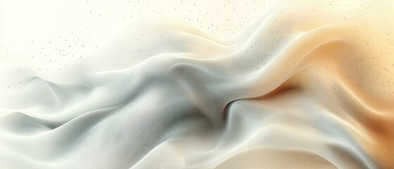 Obraz premium Minimalist Abstract Composition, elegant beige backdrop, flowing lines create a serene, sophisticated visual experience, perfect for modern decor