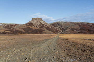 Highlands of Iceland landscape in autumn