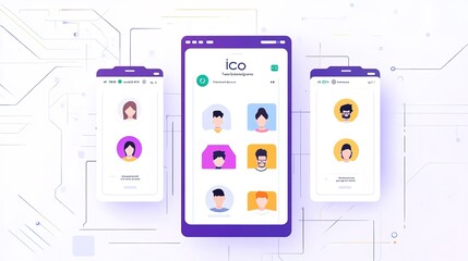A role selection screen for IT Colab, designed for users to choose their roles before being assigned to a team. This screen features large, interactive role icons representing various IT functions