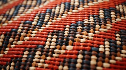 Fototapeta premium Close-up of woven texture