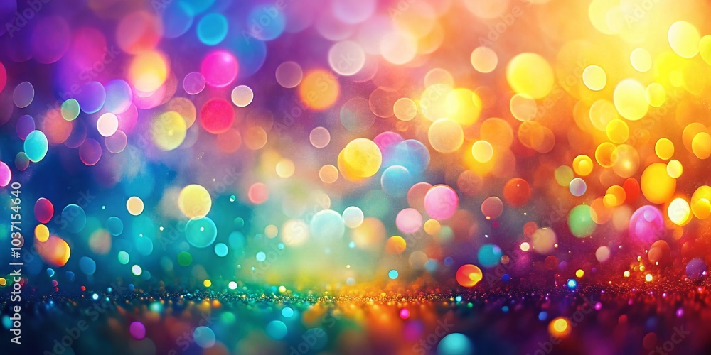 Poster beautiful colorful gradient bokeh abstract background for creative projects and designs
