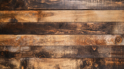 Rustic Wooden Texture: A close-up shot of weathered wooden planks, showcasing the natural beauty of reclaimed wood. The warm tones and rich grain patterns create a rustic and inviting backdrop.