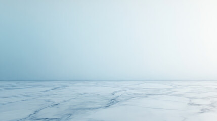 Obraz premium A serene and minimalist background featuring a light blue and white marble texture, perfect for use in design projects or as a calming backdrop.