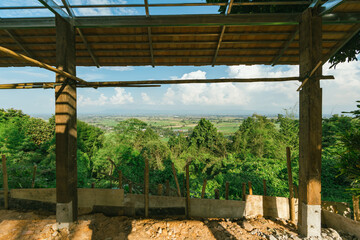 Chiang Rai hills village landscape in Thailand