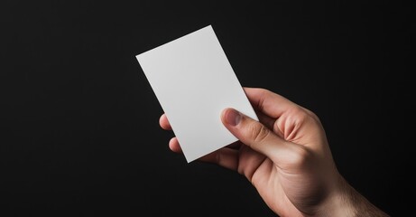 Blank White Paper Mockup. AI generated illustration.