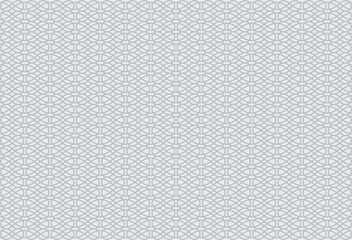 A pattern of abstract curved lines in gray on a white background. Line knot pattern fully editable background.