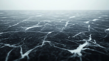 Calm ocean surface with intricate patterns of ripples and reflections, creating a serene and tranquil seascape atmosphere.