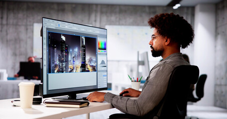 African Graphic Web Designer