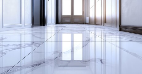 Luxurious Tile Elegance. AI generated illustration.