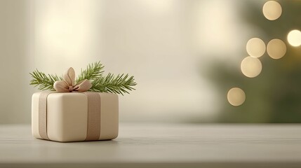 A holiday marketing initiative showcasing eco-friendly gift options, vibrant product showcases, and a cozy ambiance invites customers to celebrate responsibly.