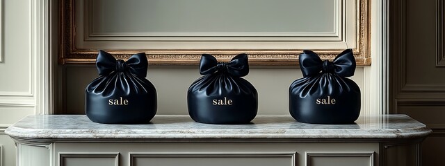 gift boxes with the inscription sale.