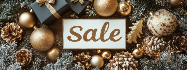 gift boxes with the inscription sale.