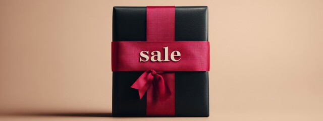 gift boxes with the inscription sale.