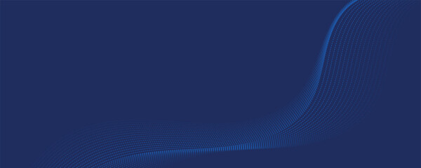 Abstract blue wave vector background.