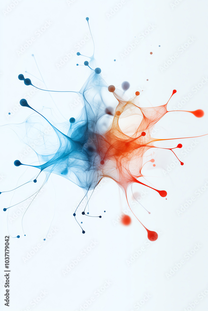 Poster dynamic fusion of colors an abstract representation of creativity and energy in motion