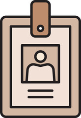 Id Card Badge Icon