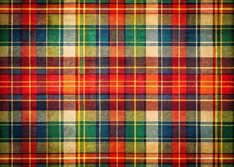 Fototapeta premium Colorful Plaid Designs with Horizontal Stripes for Textiles and Wallpapers