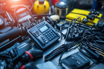 Emergency communication devices displayed