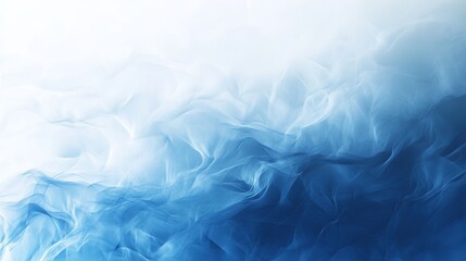Obraz premium Abstract blue background, translucent, water, fog, smoke, wallpaper, 3D, background, illustration